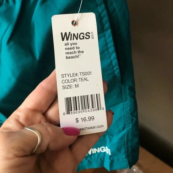 Wings men’s swimming trunks - Picture 8 of 8